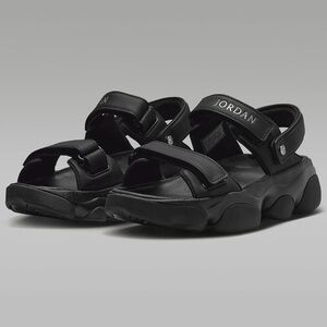 Jordan Deja Chunky Casual Sandal Women's Size 10 Black New